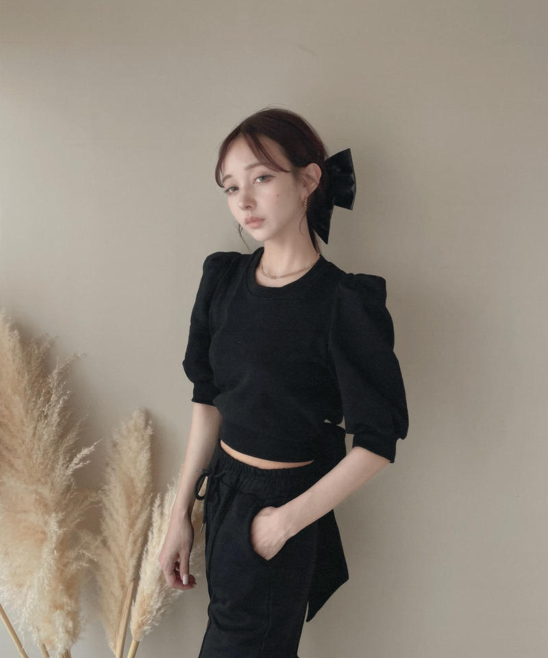 バックリボントップス / Back Ribbon Tops | FICTION TOKYO O...