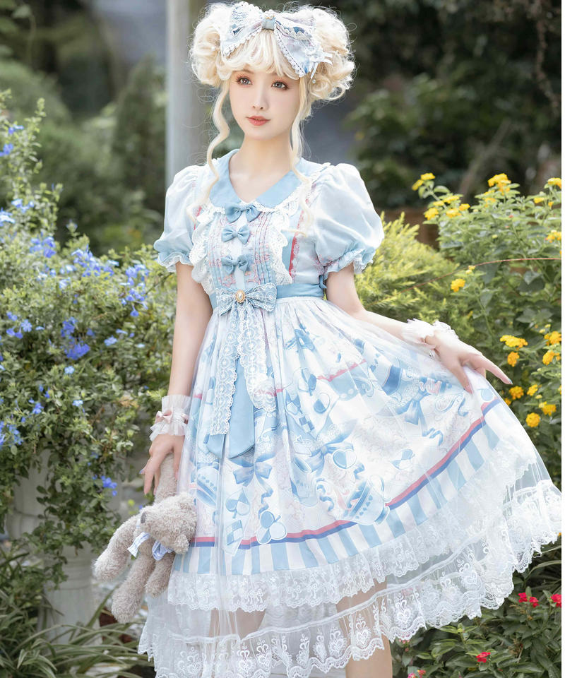 送料無料 アリスのお茶会 ワンピース Girlism