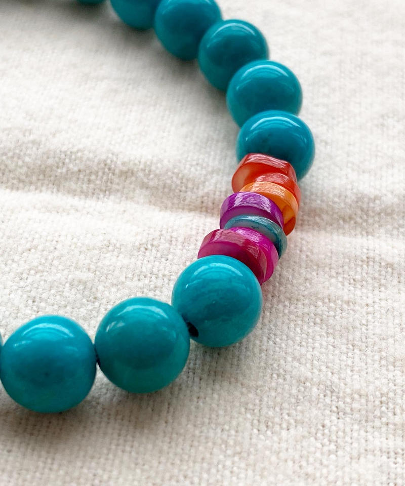 シェル ターコイズ ブレスレット Gorilla Pearl メンズ パールアクセサリー