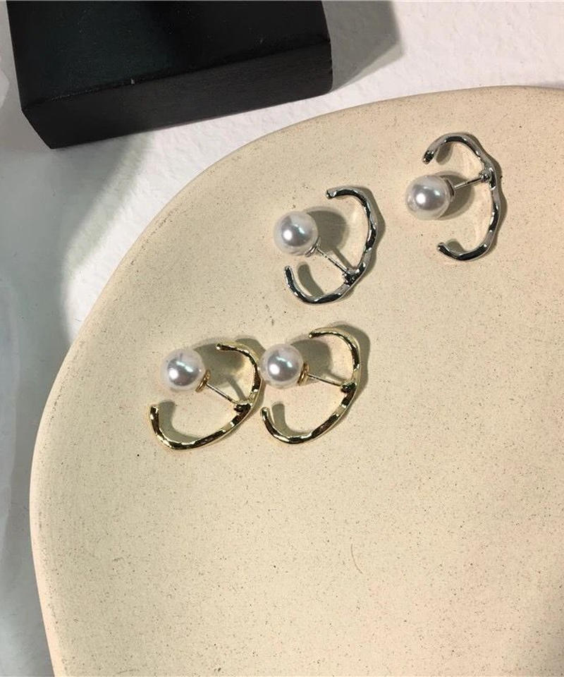 イヤーカフ風ピアスゴールド 14 Gugu