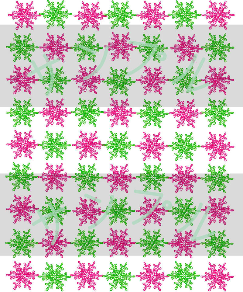 クリスマス壁紙 結晶1 ピンク グリーン 春野町 Harunomachi Shop