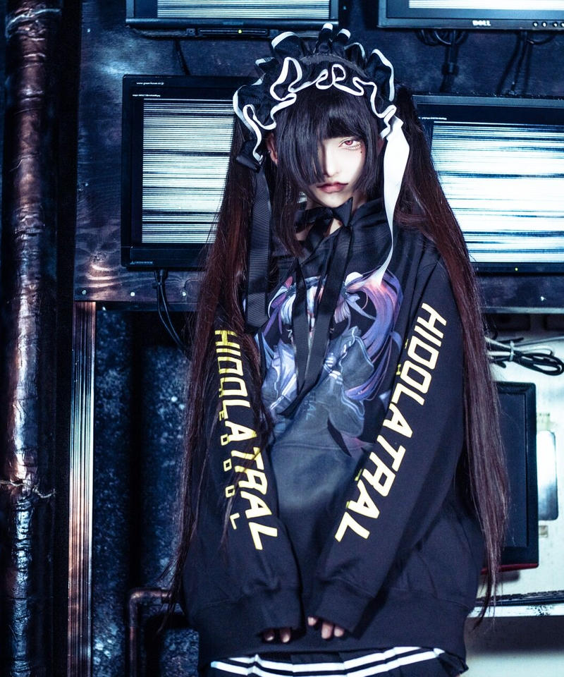 ブランドキャラクターイラストパーカー Hidolatral Theodol