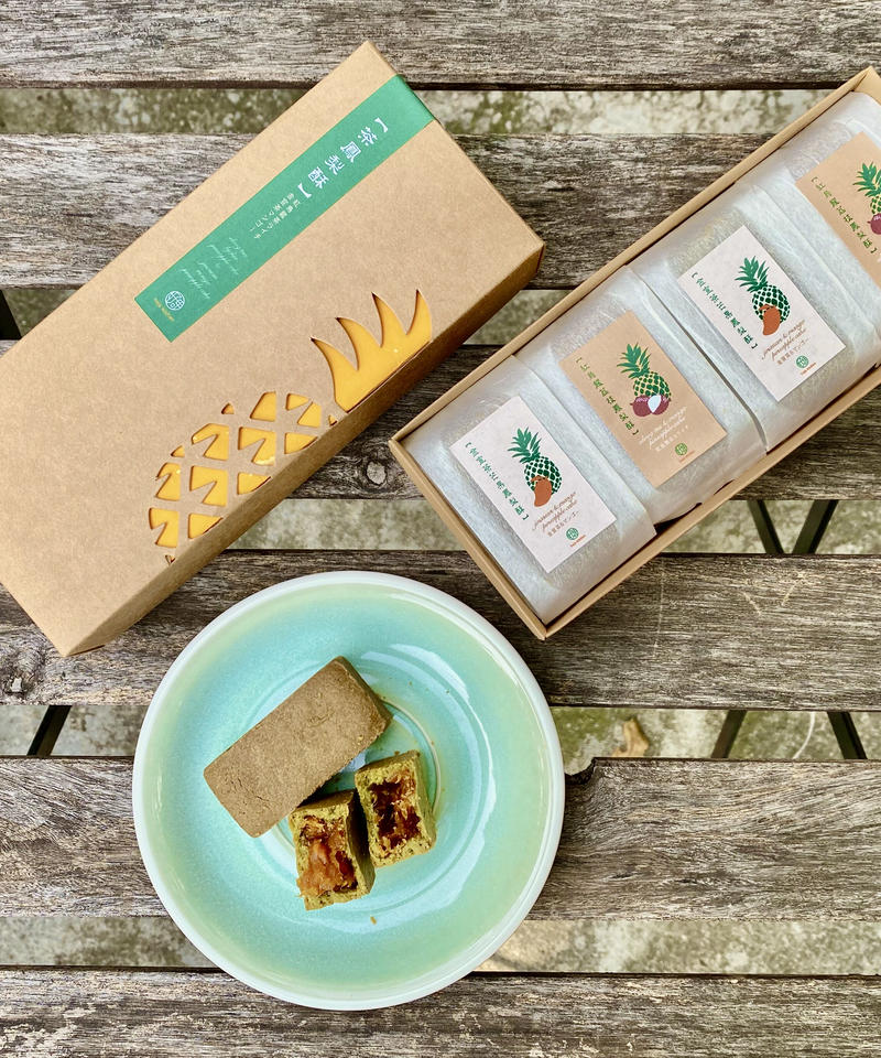 台湾直送 金萱茶マンゴーパイナップルケーキ 紅烏龍ライチパイナップルケーキ 8個入り