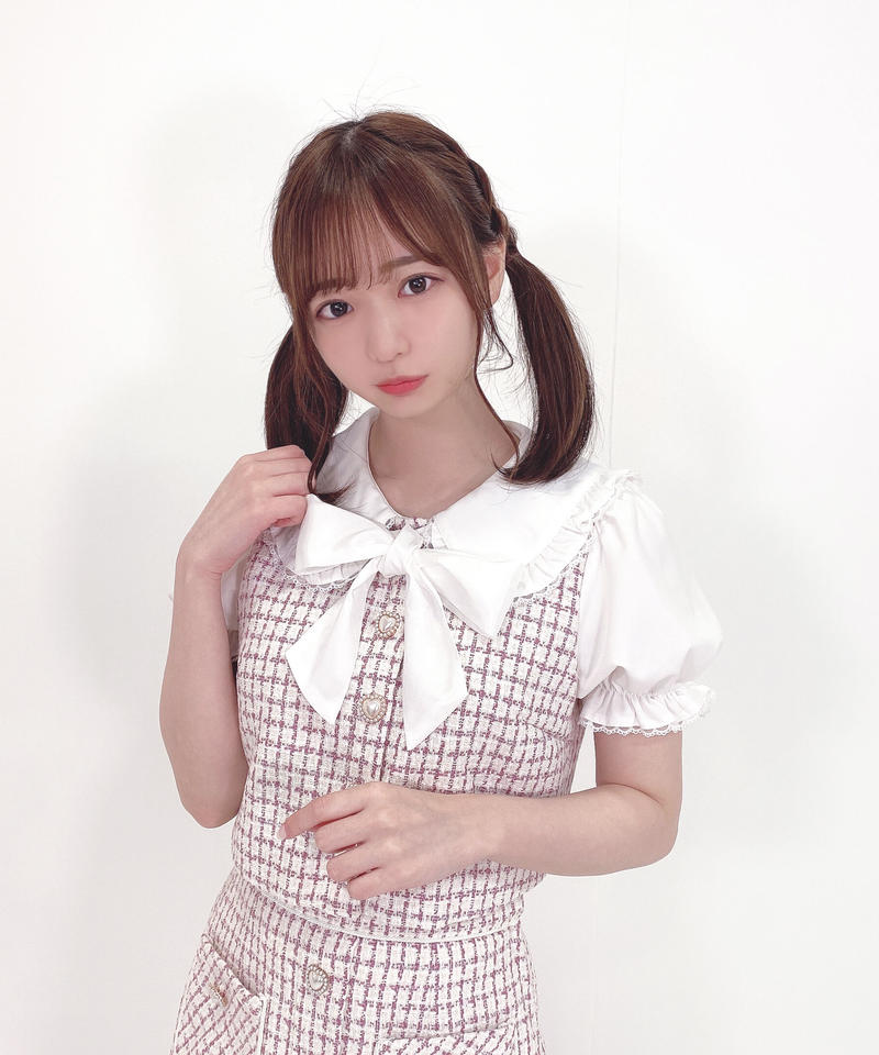 Hc212sh0411 ハートボタンツイードブラウス Honeycinnamon