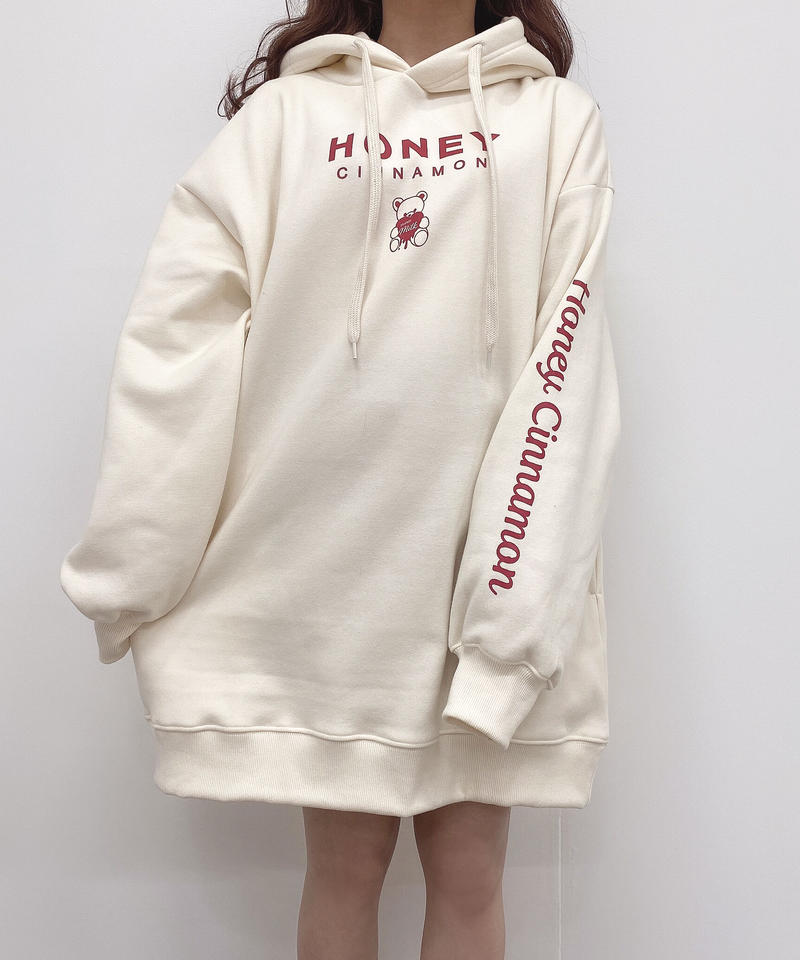 Hc211cs0115 Unisex Honey Milkパーカー Honeycinnamon