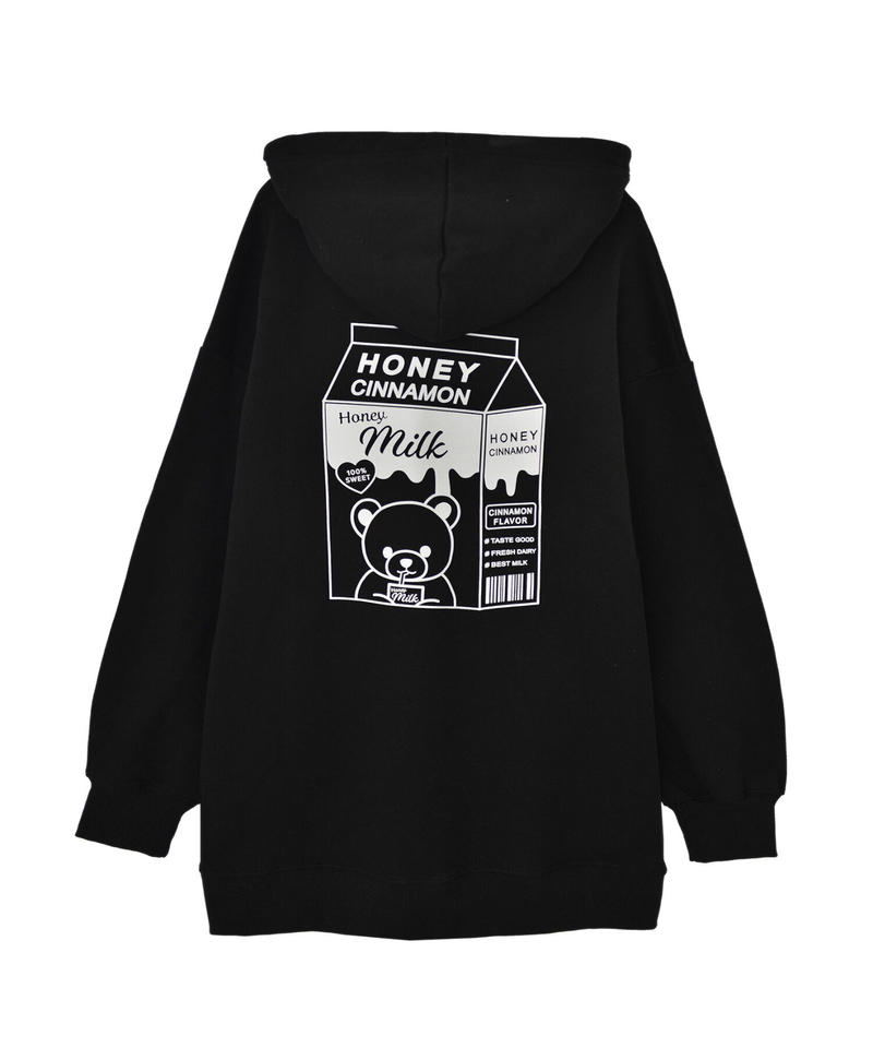 Hc211cs0115 Unisex Honey Milkパーカー Honeycinnamon