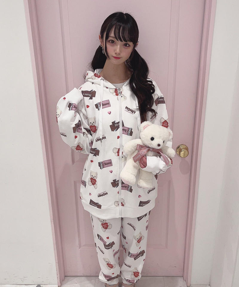 Hc221cs0213 Unisex ハートシナモンルームウェアセット Honeycin