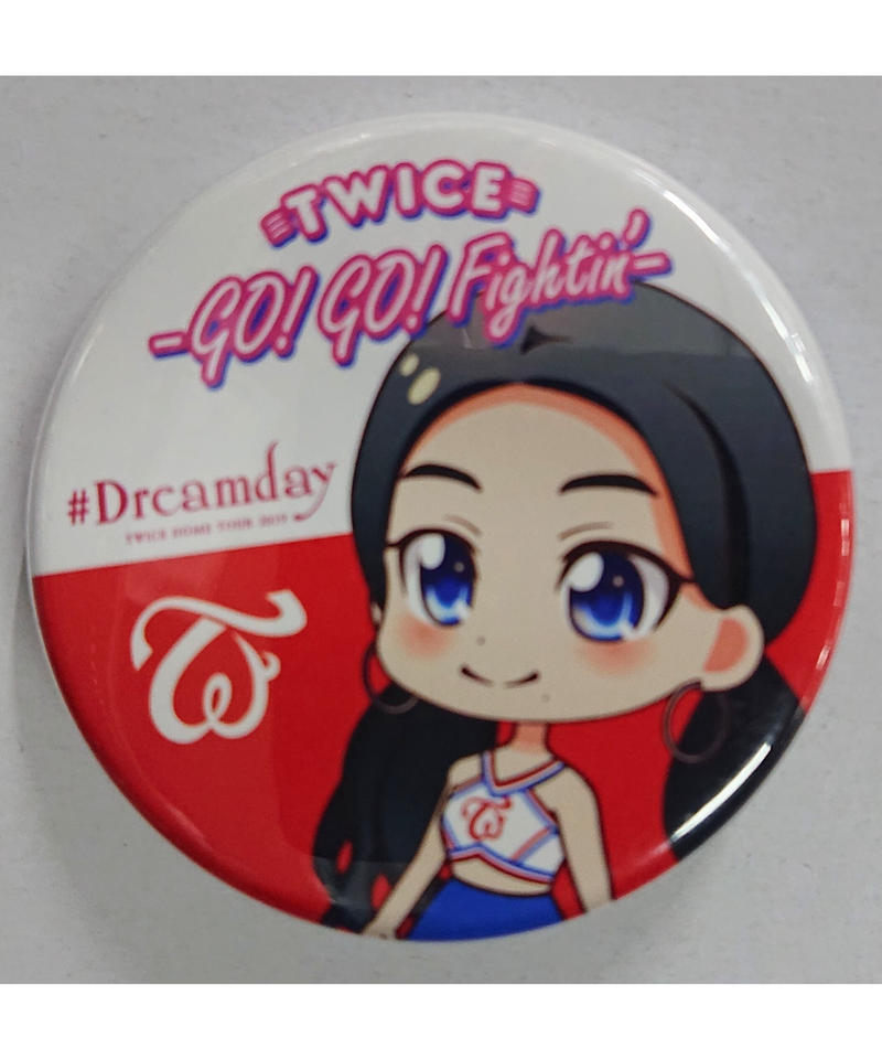 グレイ系当店の記念日 TWICEゴーゴーファイティン缶バッジ K-POP ...
