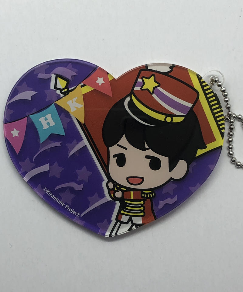 神谷浩史 セガコラボカフェ Kiramune Cafe ハート型カラーアクリルボールチェーン