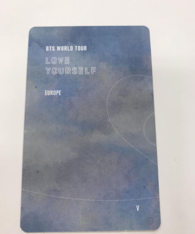 BTS LOVE YOURSELF EUROPE DVD トレカ V | K-BOOKS K