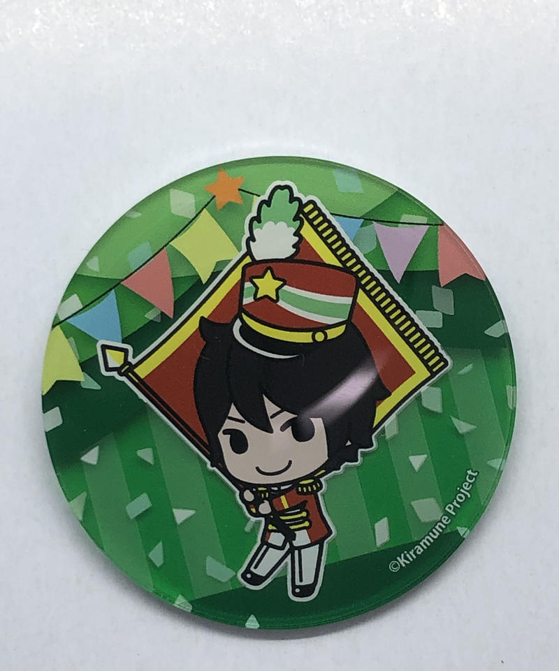 柿原徹也 セガコラボカフェ Kiramune Cafe 丸型アクリルカラーバッジ パレードv