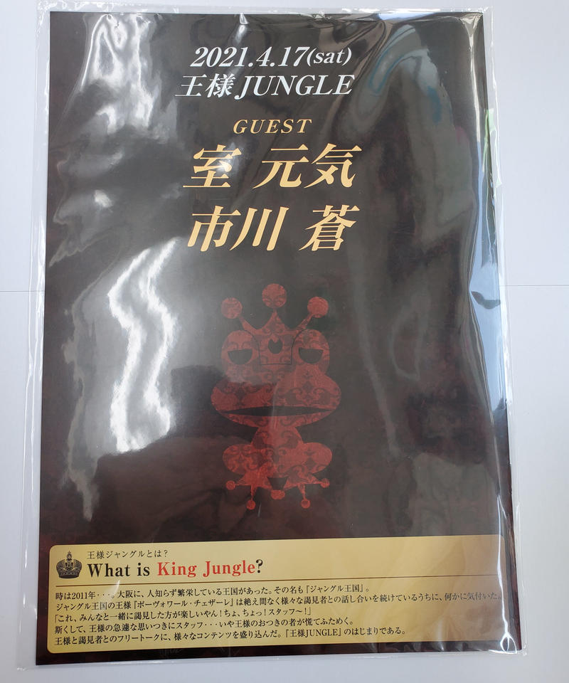 イタミ有 王様ジャングル211回 21 4 17 室元気 市川蒼 パンフレット K