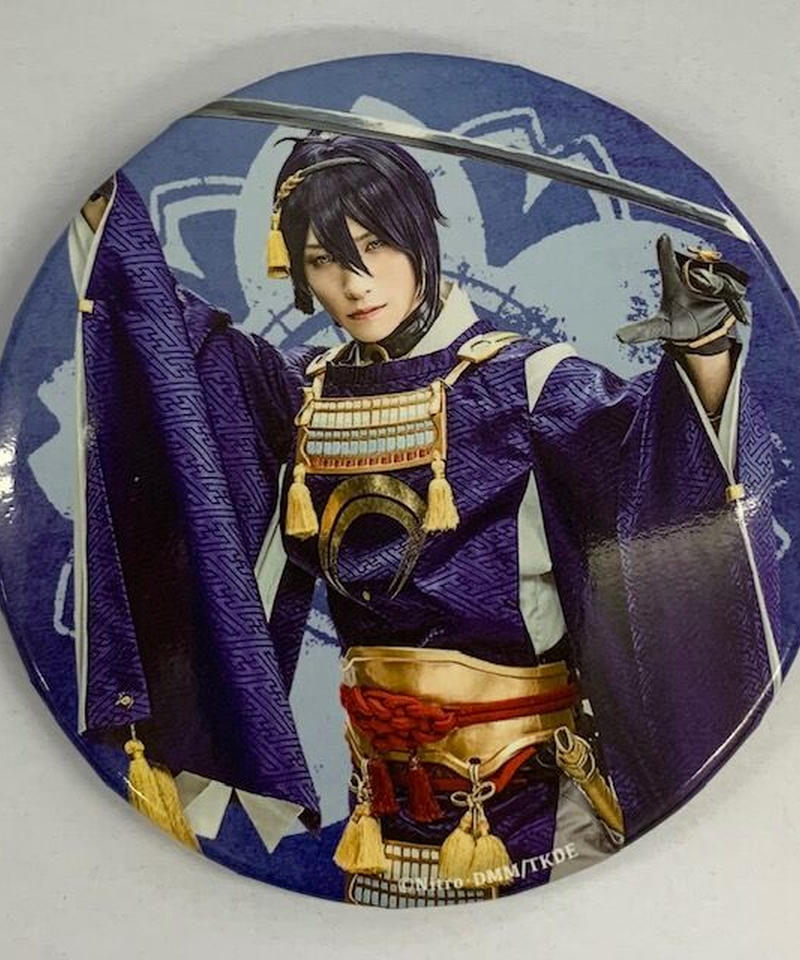 刀剣乱舞 大演練 缶バッジ リボン 山姥切国広（荒牧慶彦）三日月宗近