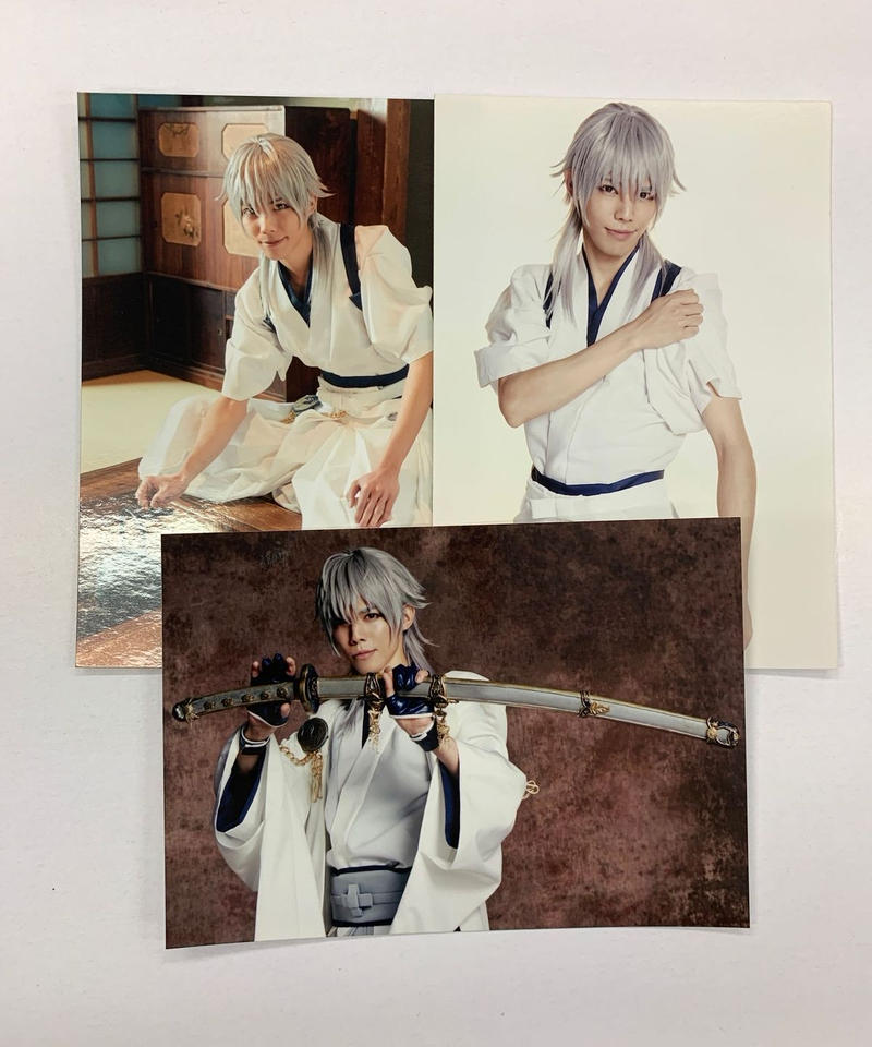 舞台 刀剣乱舞 虚伝 燃ゆる本能寺 再演 健人 鶴丸国永 個人セットブロマイド 3枚組 舞台 刀剣乱舞 虚伝 燃ゆる本能寺 再演 健人 鶴丸国永 個人セットブロマイド 3枚組