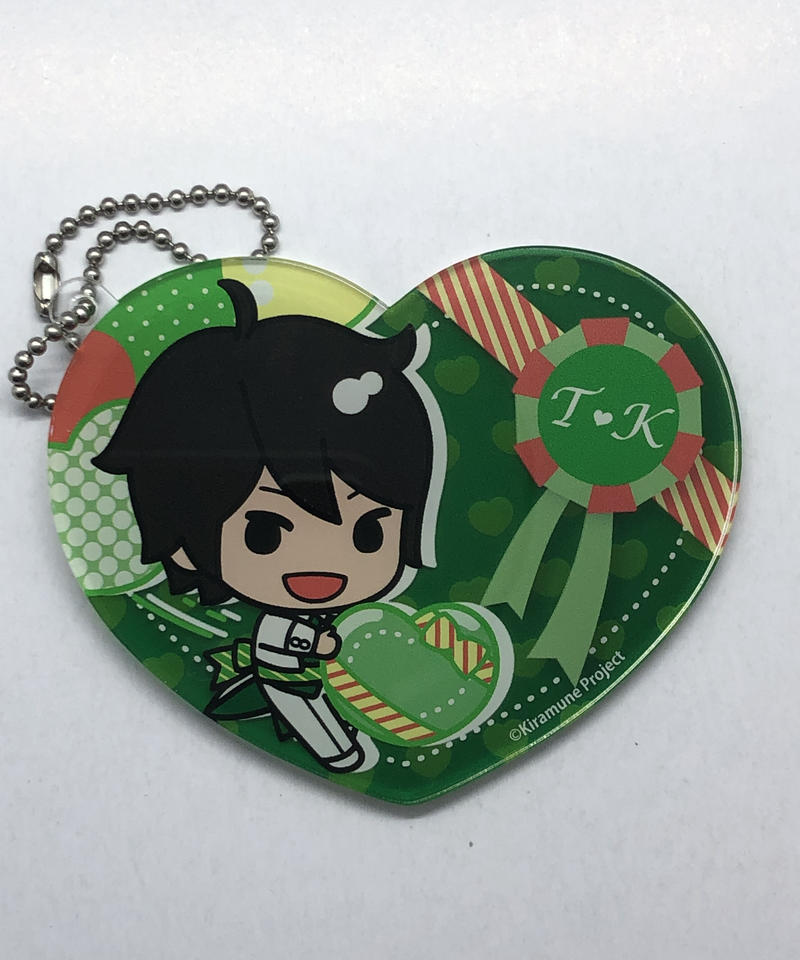 柿原徹也 セガコラボカフェ Kiramune Cafe ハート型カラーアクリルボールチェーン