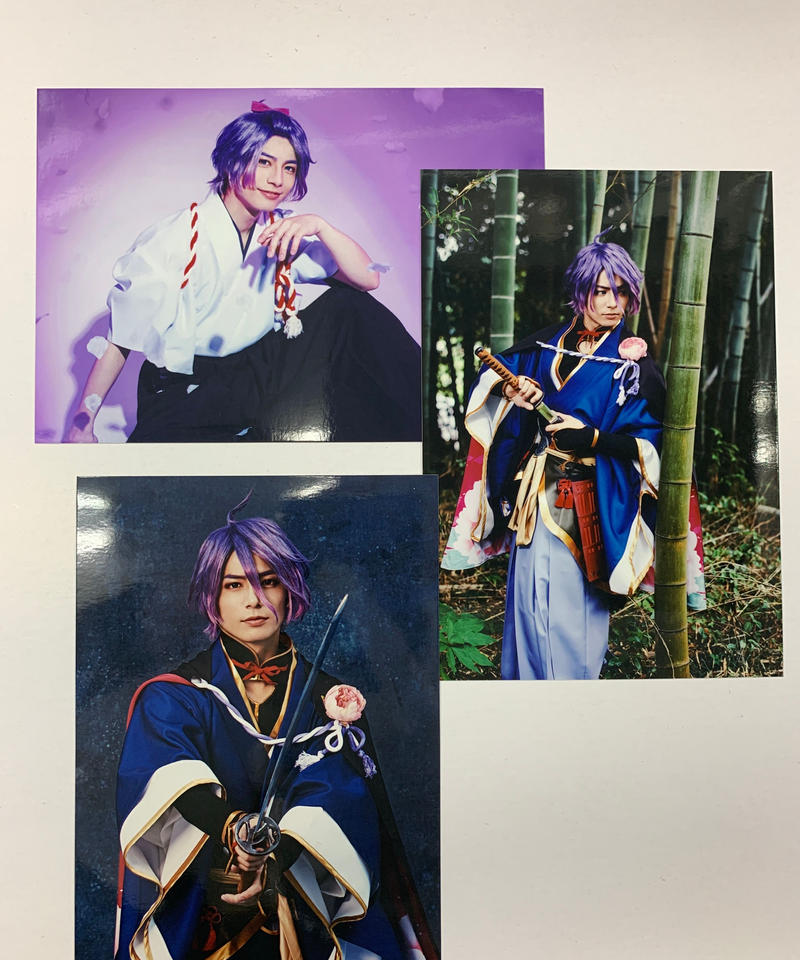 イタミあり 舞台 刀剣乱舞 義伝 暁の独眼竜 歌仙兼定 和田琢磨 個人セットブロマイド 3枚