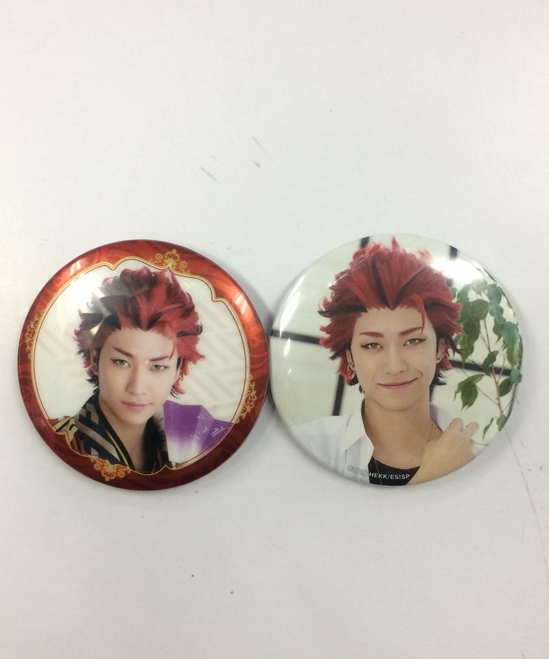 あんステ Mom 缶バッジ 鬼龍紅郎 栁川瑠衣 2個セット K Books K Po