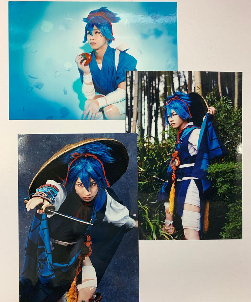 イタミ有 舞台 刀剣乱舞 義伝 暁の独眼竜 小夜左文字 納谷健 個人セットブロマイド 3枚組