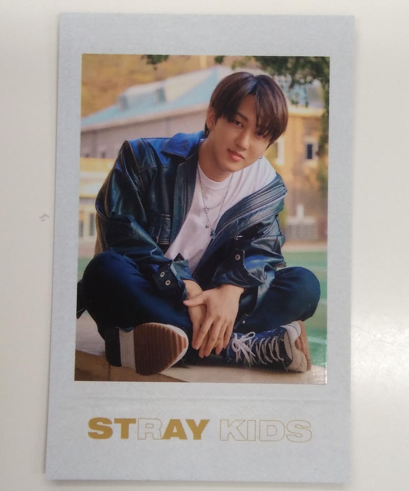 スキズ Stray Kids トレカ サイン LINE MUSIC チャンビン 超美品の