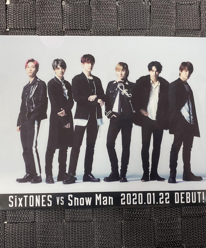 Snowman Vs Sixtones ミニクリアファイル 1 スレ傷有り K Boo