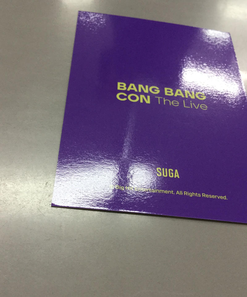 イタミ有】BTS BANG BANG CON モバイルバッテリー トレカ SUGA | K-...