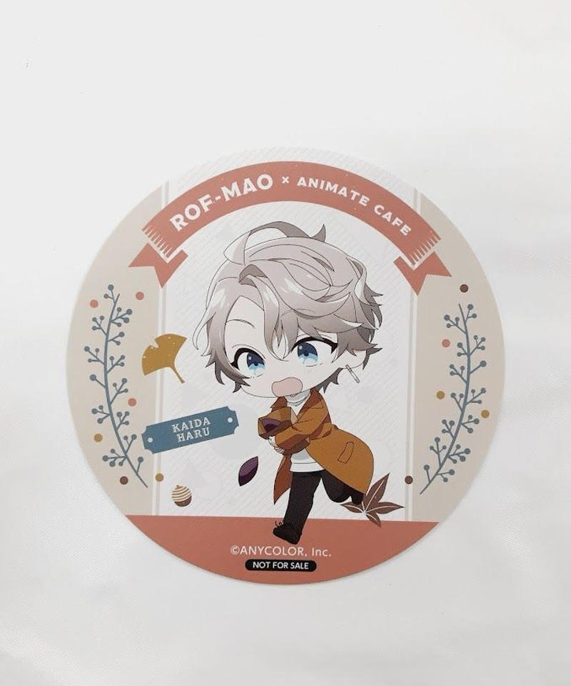 イタミ有 にじさんじ 甲斐田晴 アニメイトカフェ出張版 コースター 秋服 K Book