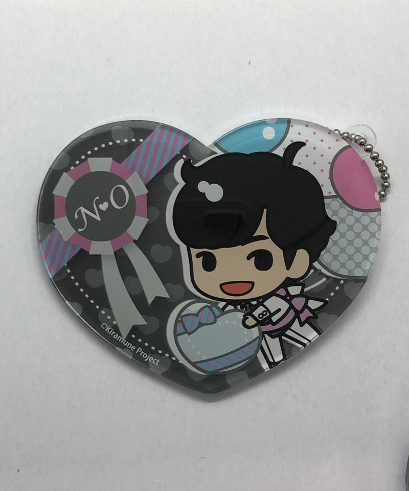 岡本信彦 セガコラボカフェ Kiramune Cafe ハート型カラーアクリルボールチェーン