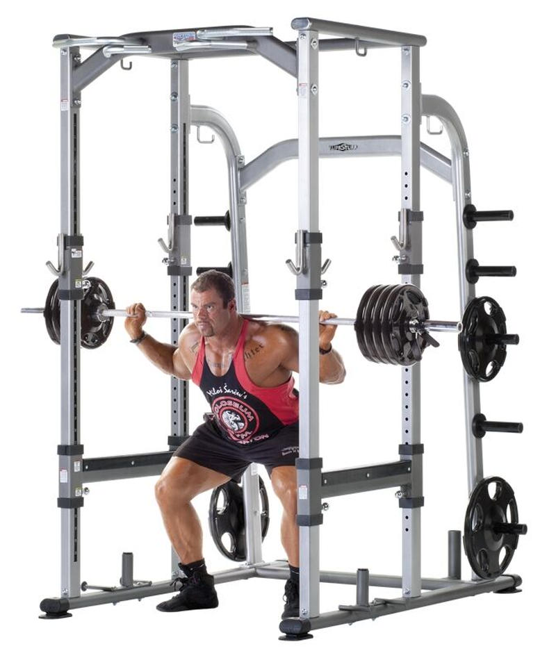 タフスタッフ パワーラック用バーホルダー(ペア) CPR-OSBH ゴールドジム