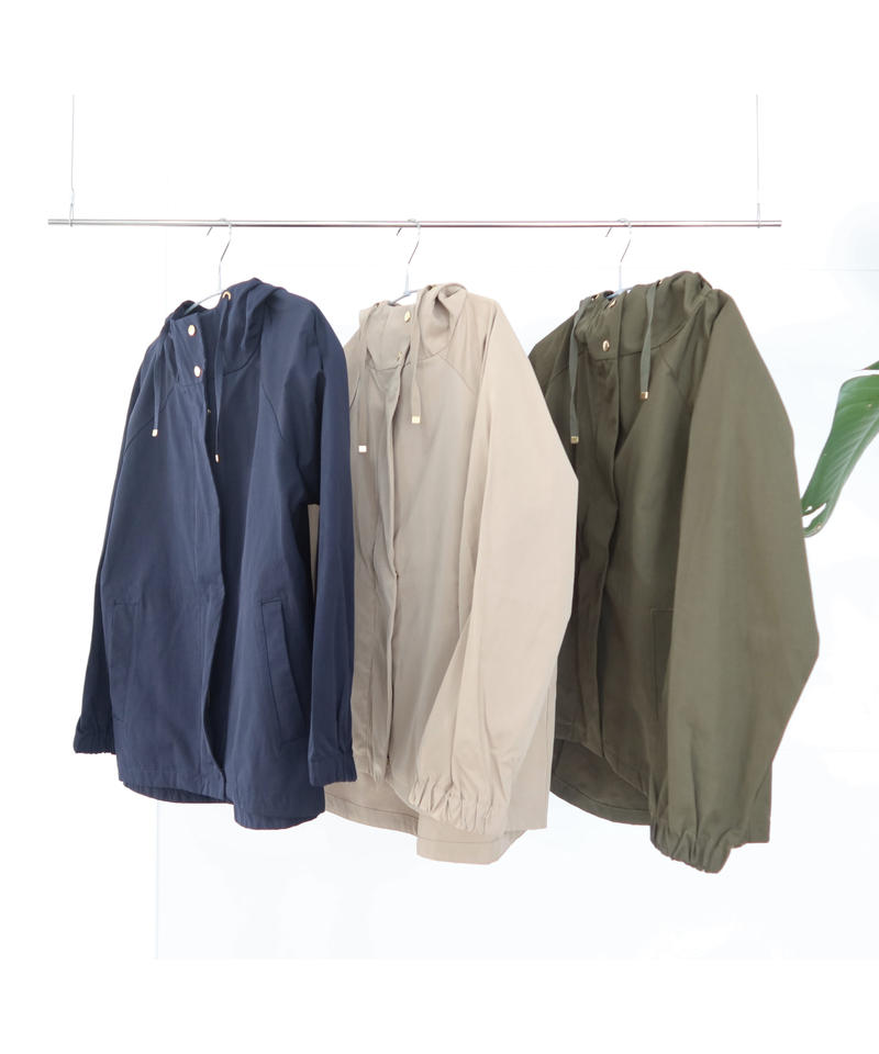 イエベ春秋 ブルベ夏冬 シンプルマウンテンパーカー 3色 Ilonono Official