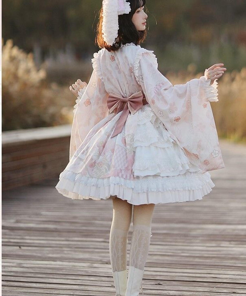 和風アリス 小春日和op ロリィタドレス ワンピース L Lo256 Roses On