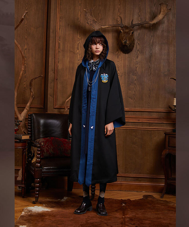 梗豆物语 ハリーポッター ホグワーツ寮別制服 ローブ フード付きマント ...