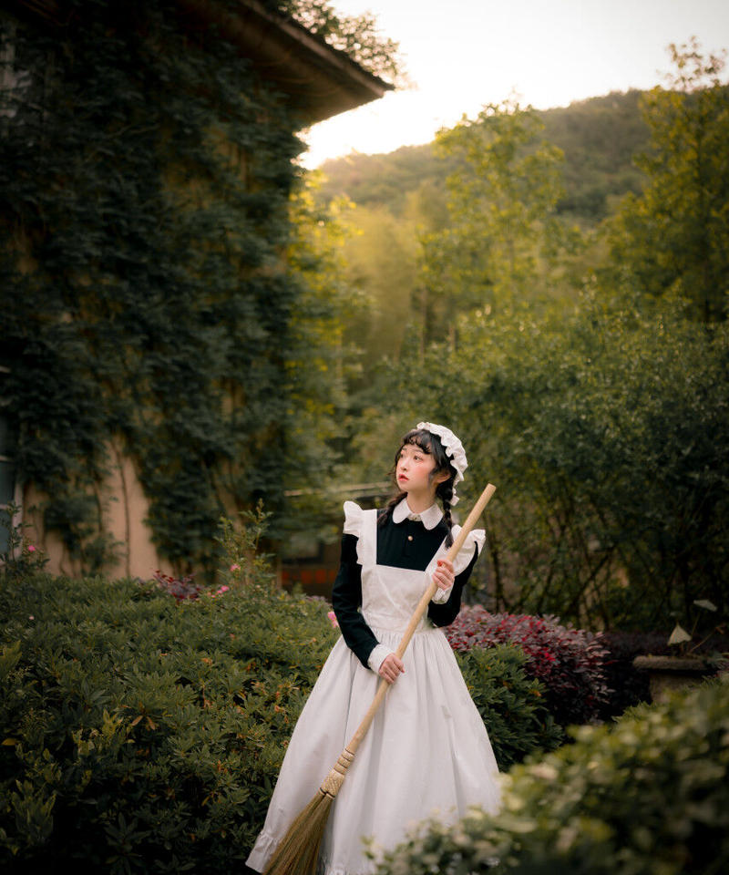Black Cat Manor ロングメイド服 I型 オーダー Op400 Roses