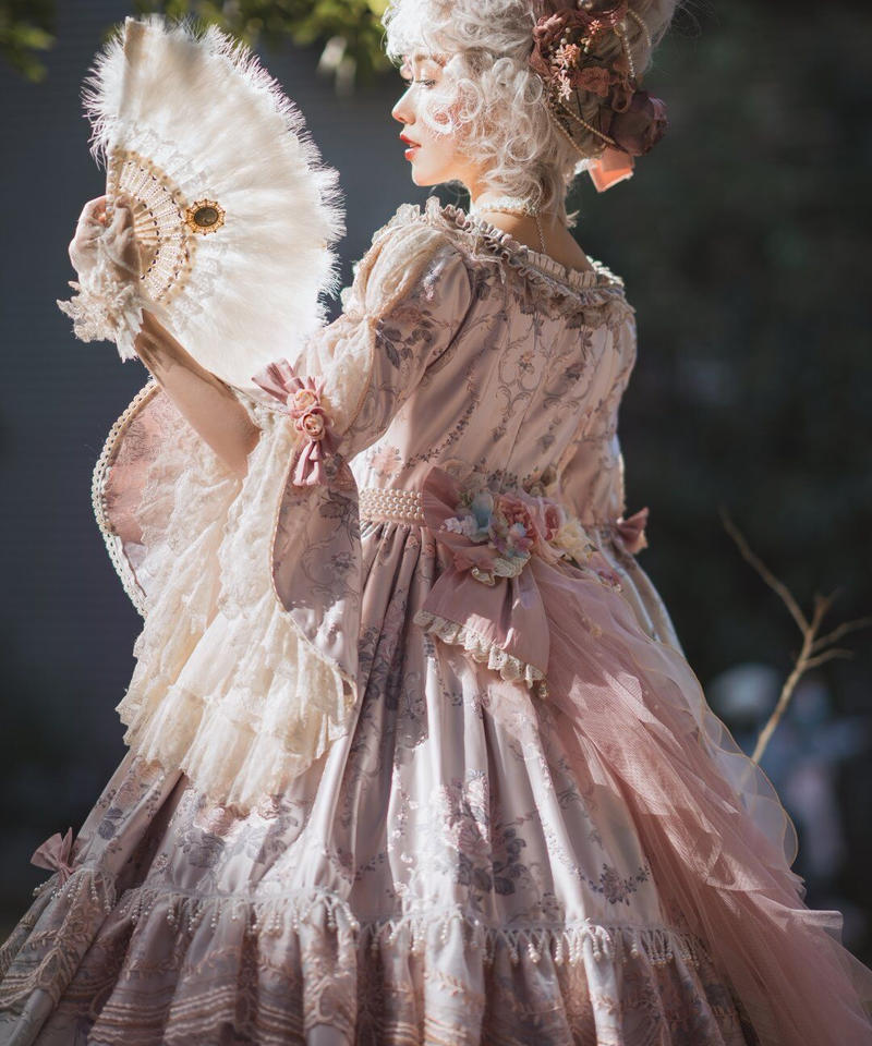 新規購入 Misspoint 薔薇園の姫 ロリータ レース ワンピース お茶会 ひざ丈ワンピース Www Hallifornia Se