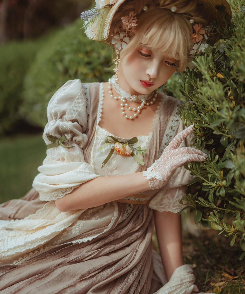 サリーガーデン エンパイアスタイルドレス ロリィタ ワンピース Lo312 Roses