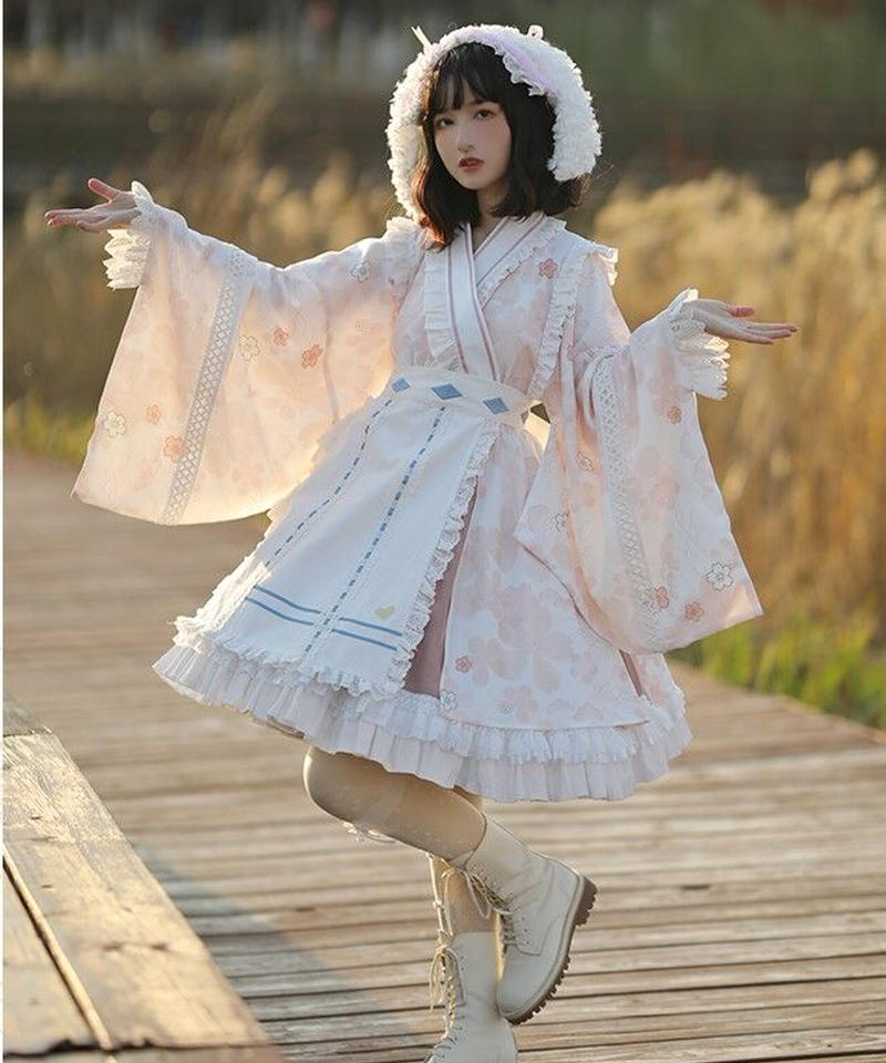 和風アリス 小春日和op ロリィタドレス ワンピース L Lo256 Roses On