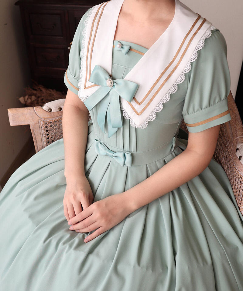 89%OFF!】【89%OFF!】夏 Lolita ロリータ ワンピースセット セーラーSK
