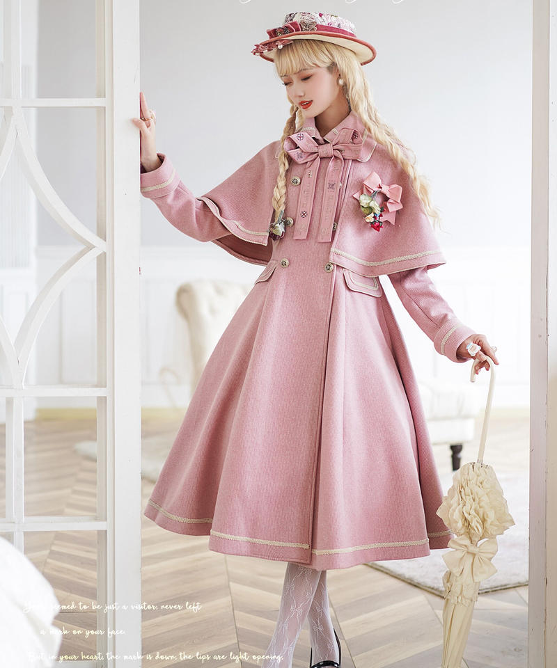 メアリーマグダレン Mary Magdalene ケープ付きミディコート コート