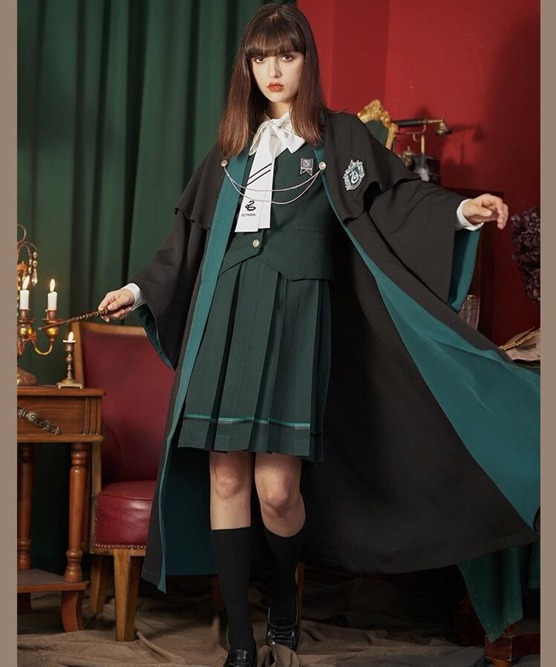 梗豆物语 ハリーポッター ホグワーツ寮別制服 マント Lo359 Roses On T