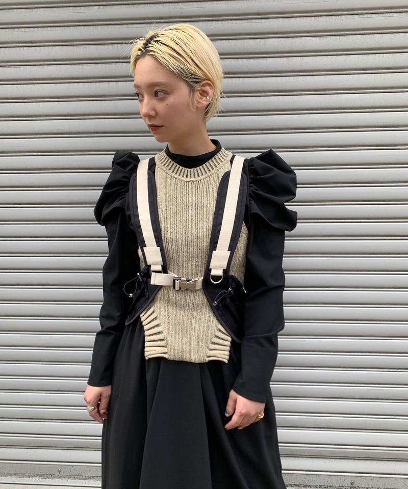 ください STUDIOUS - AKIKOAOKI Dual face knit &sleeve 21AW 新作の 公式セール akikoaoki dual knit ニット/セーター