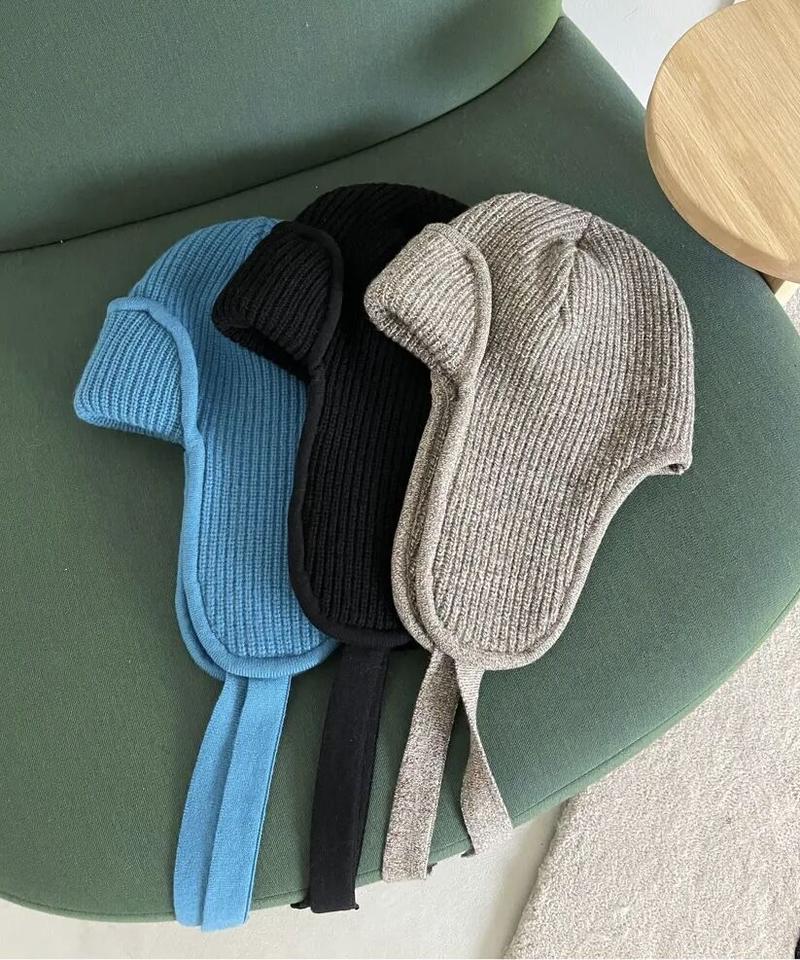 最終値下げ！FUMIE TANAKA ear cover knit cap 【メーカー包装済