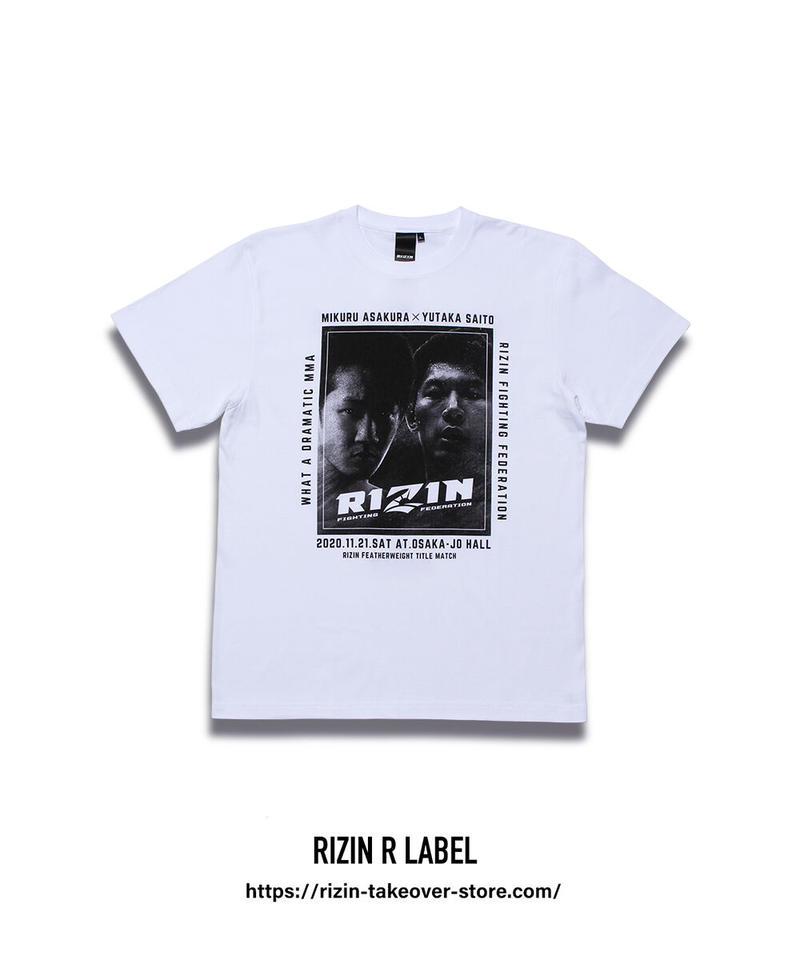 Rizin25 対戦tシャツ 朝倉未来vs斎藤裕 Ts Amsy Rizin Takeo