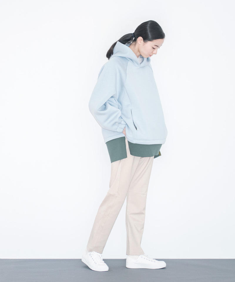 洗える 360度ストレッチ素材 草木染め スタイルが良く見えるマジックストレッチパンツ 玉ね