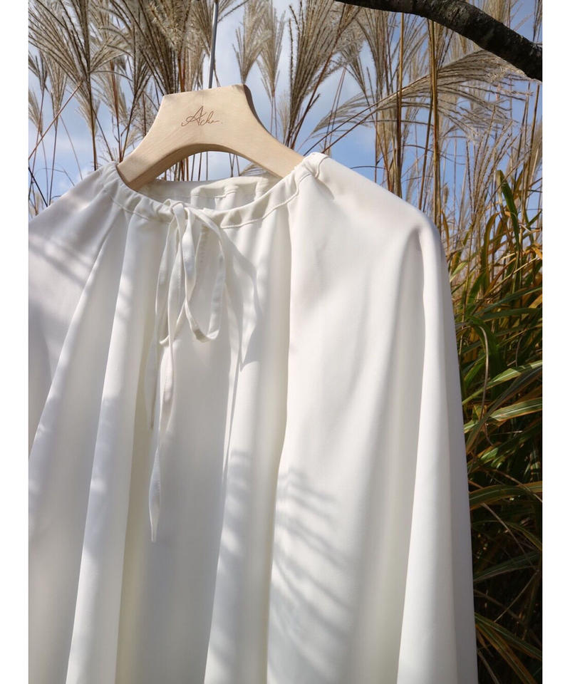 【新品未使用】Acka sheer over flare blouse sheer over flare blouse – Acka online store