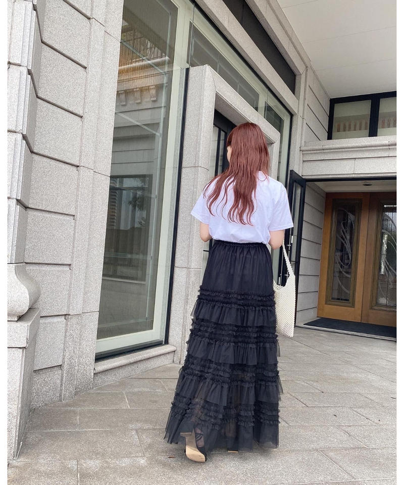 Acka.チュールスカート acka tulle long skirt チュールスカート - メルカリ