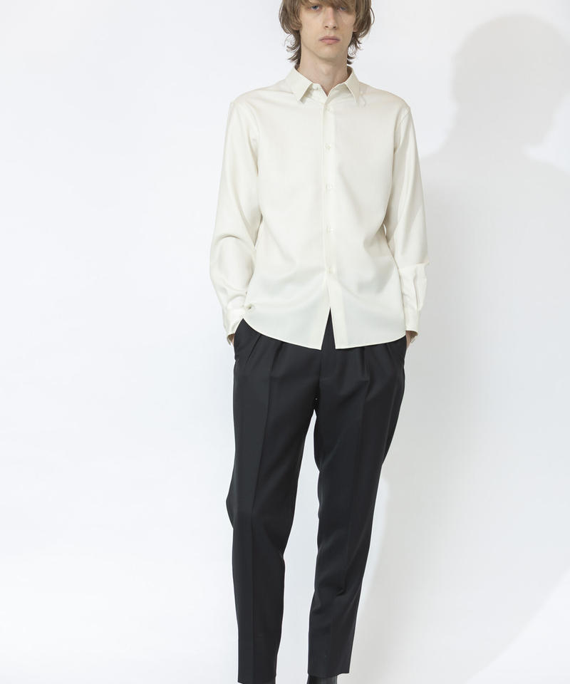 サイズが㊛ MB ハイエンド 尾州 ウール シャツ ジャストフィット