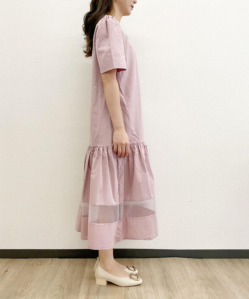 好評 韓国シースルーワンピース ロングワンピース 最安値 Traverserdl Com