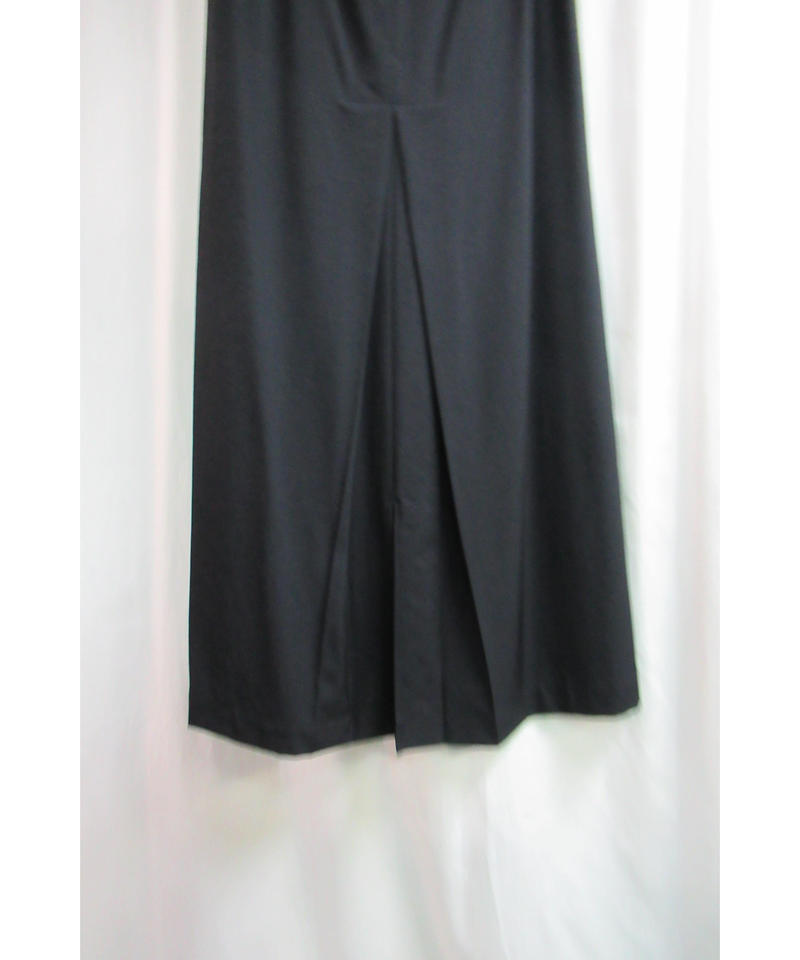 Y S Yohji Yamamoto ボックスプリーツスリット ロングスカート Yu S18