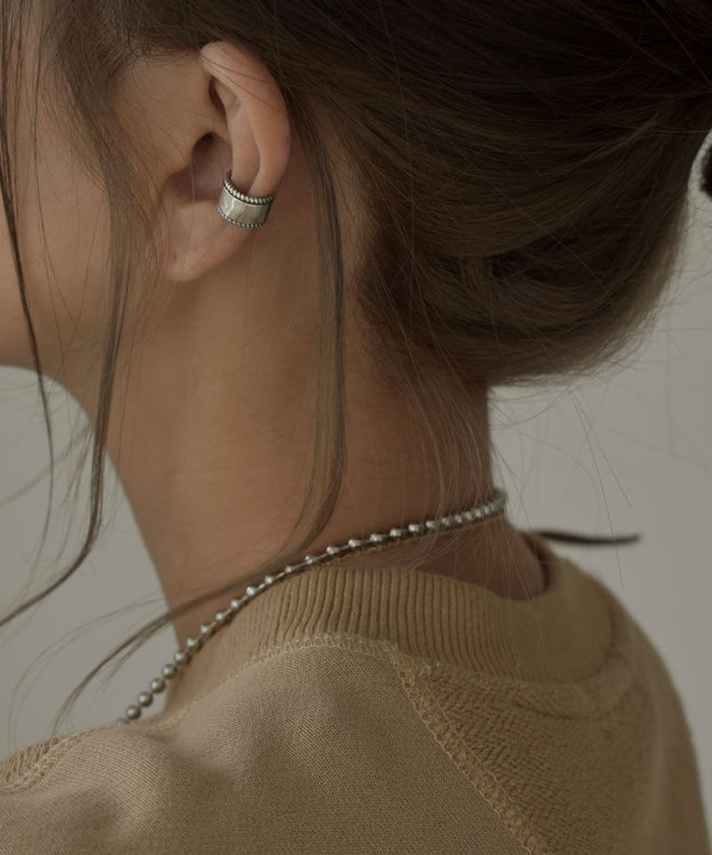 Mb Earcuff 022 Sv925 ロープデザイン イヤーカフ シルバー925