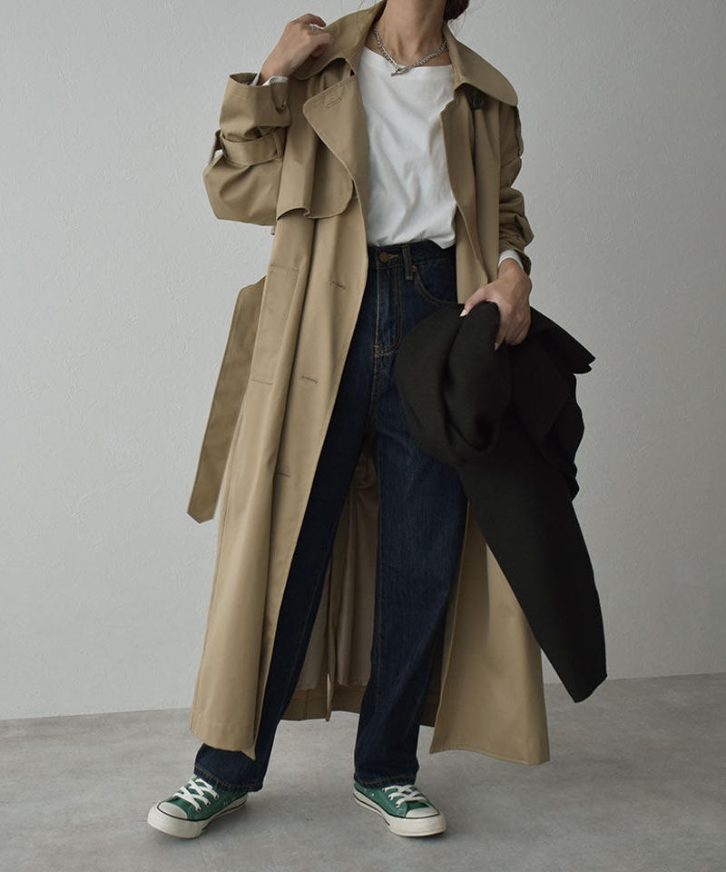 Outer 日本製 オーバーサイズ トレンチコート L A V I S H G