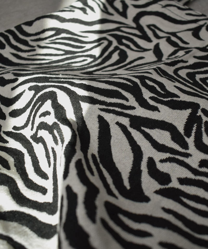 Nh Bag2 ゼブラ柄 ジャガード トートバッグ L A V I S H G